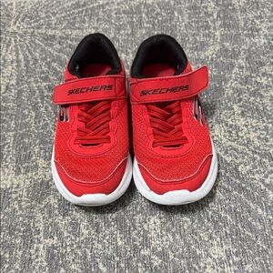 Skechers Kids Red and Black Sneakers size 11